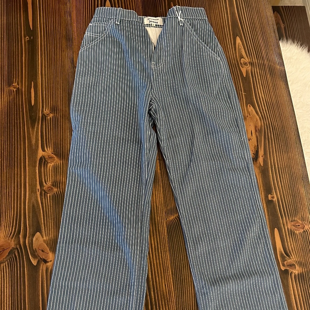 Reformation - Wilder Painter High Rise Wide Leg Jeans - Size 27